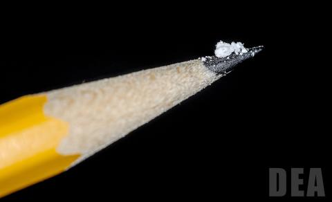 Fentanyl on a Pencil Tip