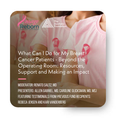 Aesthetic Foundation Webinar