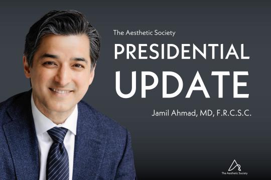 Aesthetic Society President, Jamil Ahmad, MD